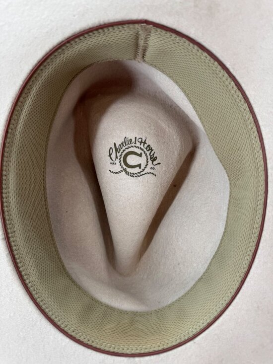 Charlie 1 Horse Highway Beige Wool Cowboy Hat Distressed Medium main image 8
